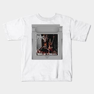 Wrong One to Fuck With Game Cartridge Kids T-Shirt